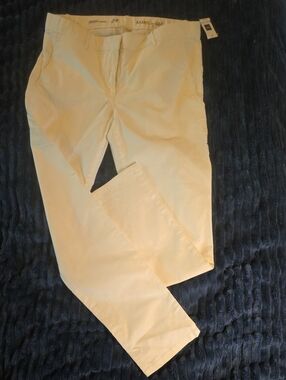 GAP White Skinny Mini Khaki Chinos